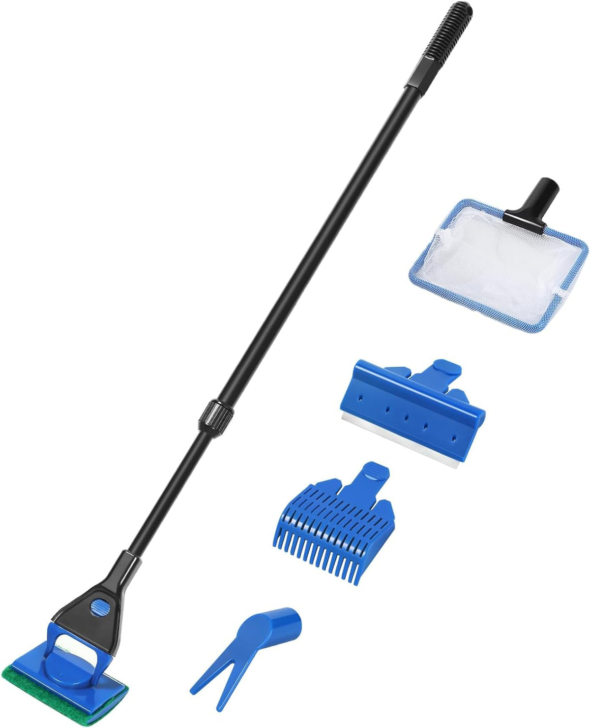 AQUANEAT Aquarium Cleaning Tools - blue