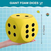 Shappy 6 Inch Foam Dice Big Dice Jumbo Large Cube, 1 Pc - Multicolor / 4 - image 2