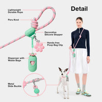 VETRESKA Hands-Free Dog Leash - Flora Pink - image 4