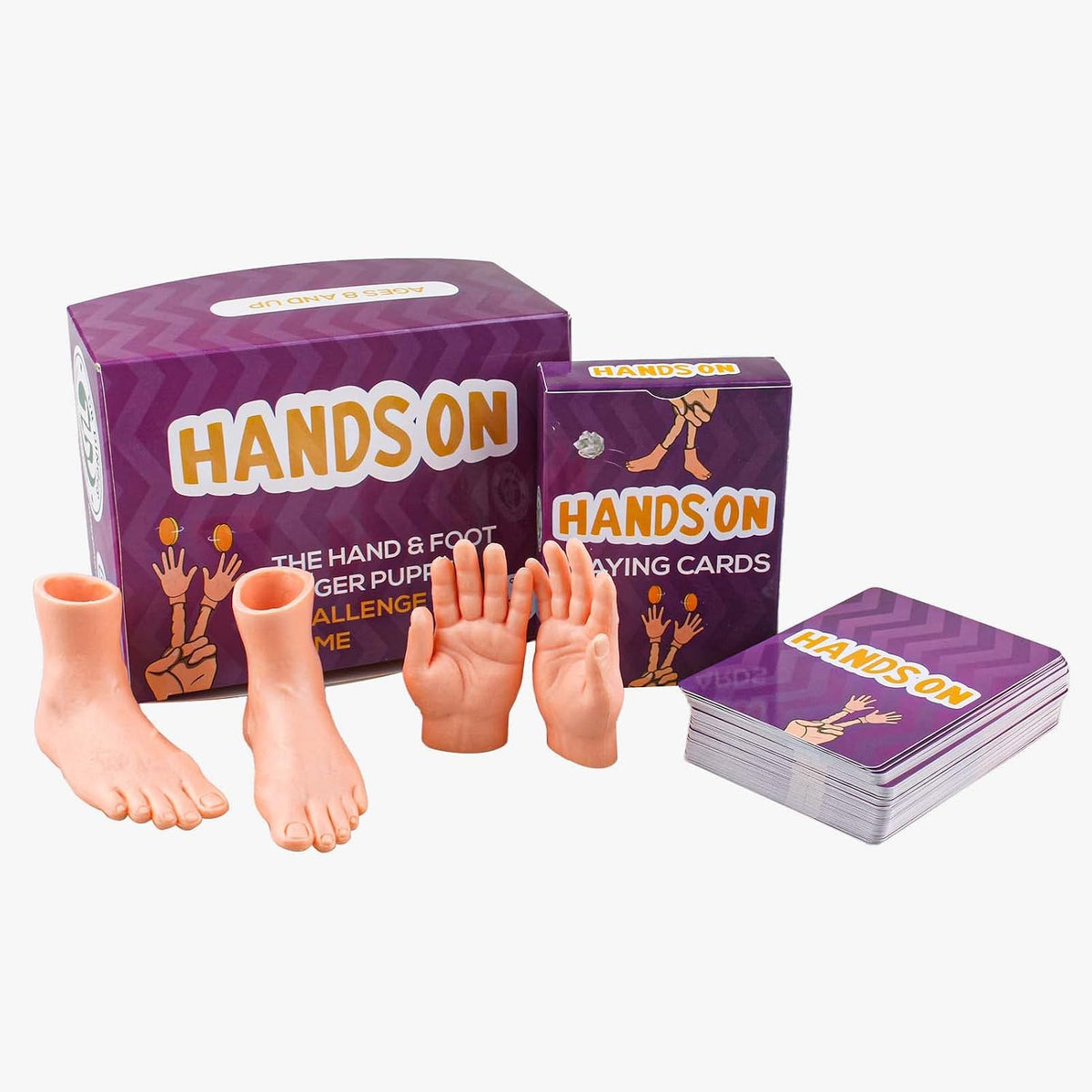 DR DINGUS Finger Hands Funny Gag Prank Gift – Fun for Kids & Family - 10 Hands & 4 Feet (Challenge Game) - image 2