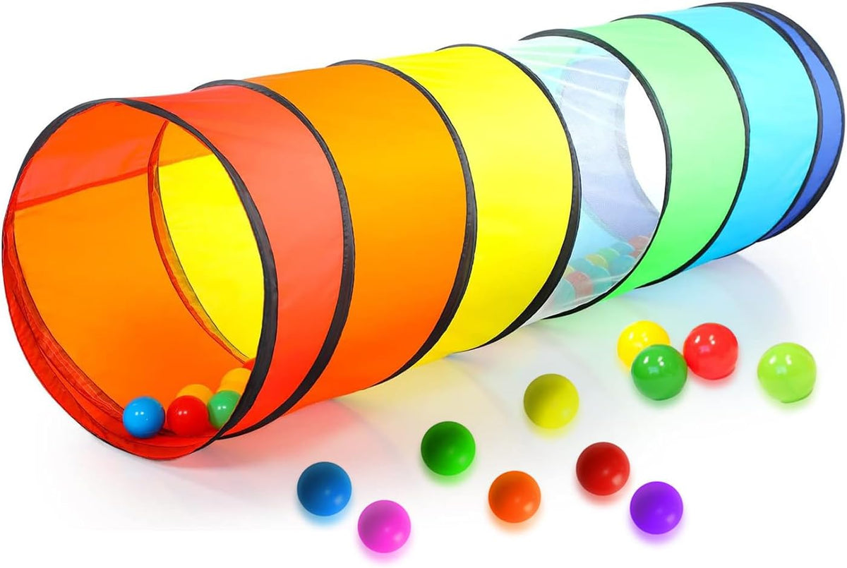 Kids Play Tunnel Set for Toddlers for Indoor and Outdoor Fun - 1 Pk