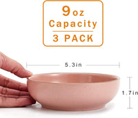 Ceramic Cat Bowls, Howise Pet Bowl Cat Dishes for Food and Water - pink - image 4