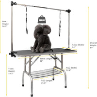 ROOMTEC 46" Dog Grooming Table - Black / 46in - image 2