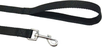 Nylon Training Dog Leash for Small Medium Large Dogs, Camping - Black / 20ft - image 2
