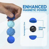 Magnetic Fidget Balls for Adults & Teens - Blue (8-pack) - image 4