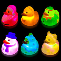 JoFAN 6 pack Halloween light up bath toys with bat, pumpkin, ghost, mummy and witch - view 3