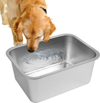 3 Gallon Large Dog Water Bowl, Stainless Steel Bowl, Giant Dogs – Essentials for Dogs - 1PCS(Original Color) / 0.85 Gallons