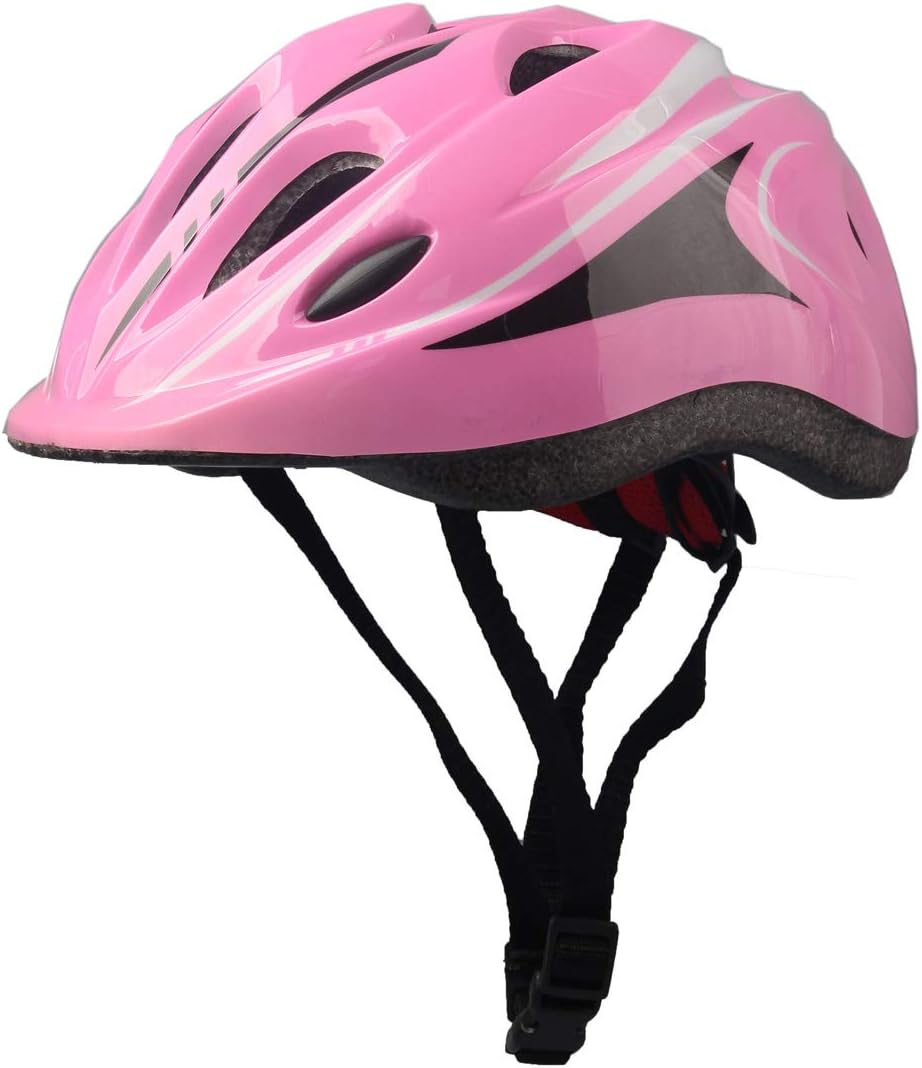 Kids helmet and pad set in pink with knee, elbow and wrist guards and storage bag - view 4