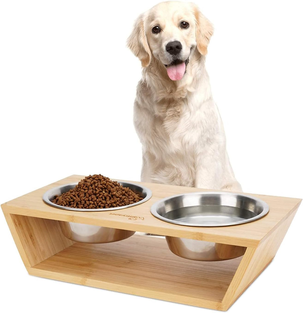 Pet Feeder Stainless Steel Dog Bowls Replacement 8" Diameter 2-Pack – Essentials for Dogs - 5 cup (Standard) / Double Pack - image 3