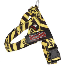 Adjustable Dog Harness, No Pull, No Choke, for English Bulldogs - CAUTION / Medium - (Neck: 17" - 20" Chest: 25" - 30")