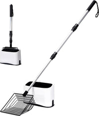 Cat Litter Scoop 43 inch Metal Litter Scooper with Stainless Steel - Long Handle