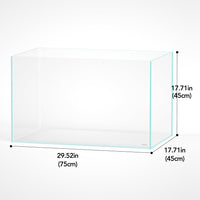 Aquarium 75H 37 Gallon Ultra Clear Glass Rimless Fish Tank – Essentials for Fish - Standard / 37Gal W29.5×D17.7×H17.7 in(75x45x45cm) - image 2