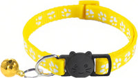 2 Pack Breakaway Cat Collars with Bells - Yellow - image 3