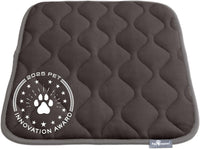 Paw Inspired Washable Padded Crate Mats for Dogs - 24 Inch / Gray