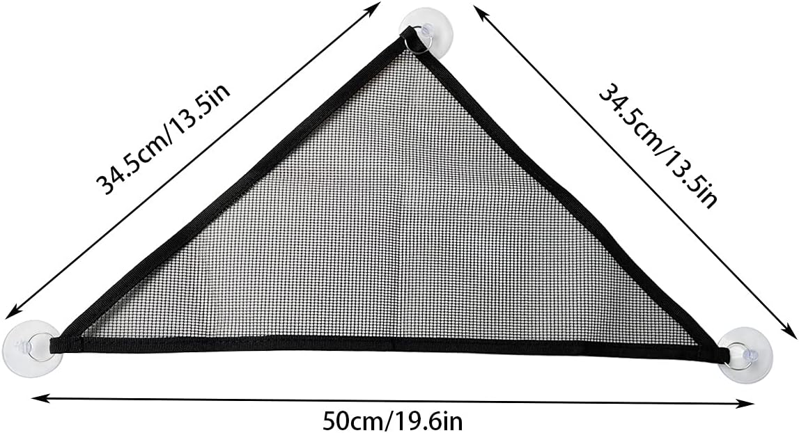 2 Pcs Bearded Dragon Lizard Hammock, Geckos Hammock - black - image 2