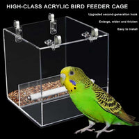 No Mess Bird Feeder for Cage - L: 6.2" x 6.3" x 6.3" - image 3