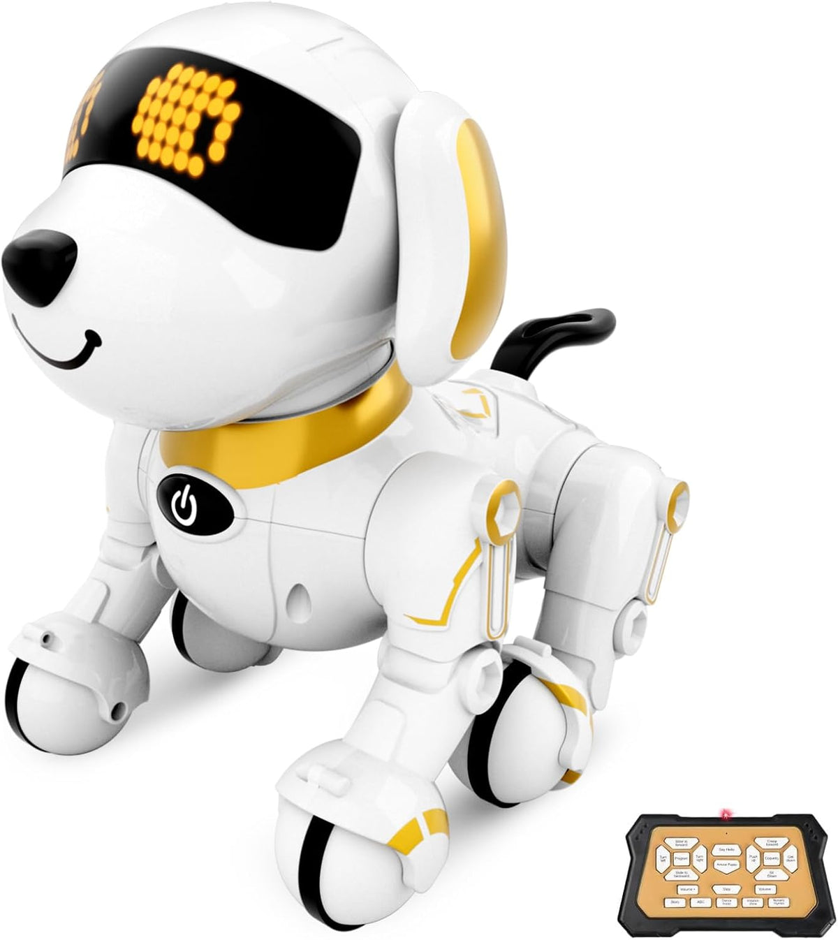 Dwi Dowellin Robot Dog Toy - Gold