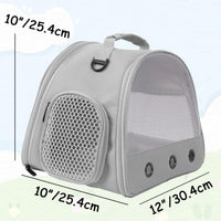 Guinea Pig Carrier Backpack - Grey / Upgraded Mesh - image 2