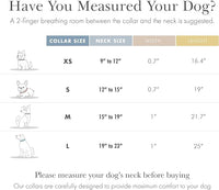 Cupertino Dog Collars, Harnesses & Leashes Made from Vegan Leather with Dog Tracker Device Holder Adjustable Dog Collar - Color Blue, Large