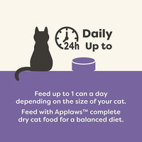 Applaws Natural Wet Cat Food in Broth, Made with Limited and Natural Ingredients, Chicken Selection Variety Pack in Broth (12 x 5.5oz Cans)