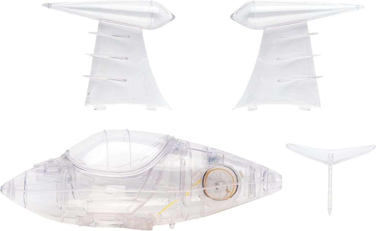 McFarlane Toys DC Super Powers Invisible Jet in translucent design with pop up canopy - view 3