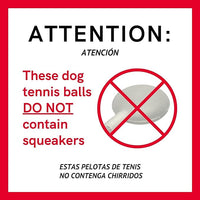 Midlee Orange/Black Dog Halloween Tennis Balls- Set of 6