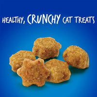 Fruitables Cat Treats Crunchy Cat Treats Packed with Protein Healthy Low Calorie Free of Wheat, Corn and Soy Made with Real Chicken and Blueberry 30 Ounces