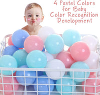 Wonder Space Soft Pit Balls - 100 balls / Mix - Pastel - image 2