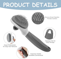 Cat Brushes for Indoor Cats - Dark Grey - image 3