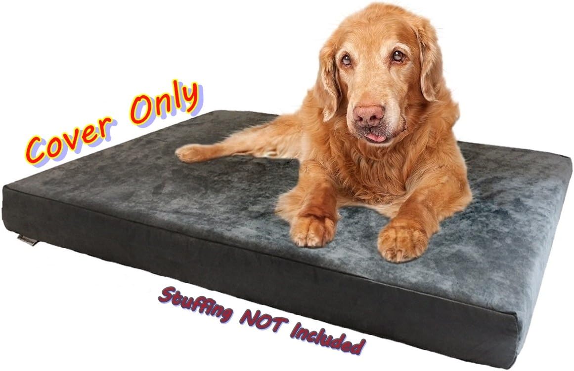40X35X4 Inches XL Size : Suede Fabric External Replacement Cover - 40X35X4 Inches XL - image 4
