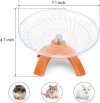 Hamster Wheel Flying Saucer Silent Exercise Wheel Running Wheel - Orange - image 2