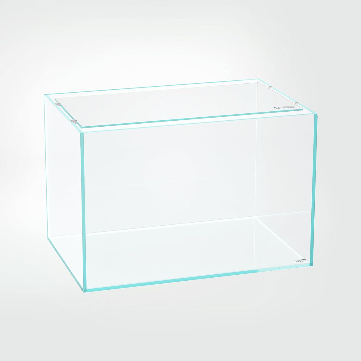 LANDEN Glass Aquarium Lid with Clips for 30x30cm 6.6 Gallon Rimless - Glass Lid / 576x310mm (1 pc)