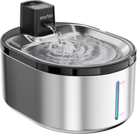 Smartoo 9 PCS Official Filters - Silver / Cat Fountain + 1 Filter + 1 Sponge