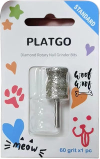 Diamond Dremel Dog Nail Grinder Attachment, Diamond Rotory Bit for Dogs&Pets Nail Care, 1/8'' Pet Nail Grinder Wheel Work with Dremel Sanding Drums for Animals Nail Care & Home Grinder Tools, FlashA
