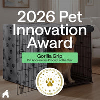 GORILLA GRIP Dog Enclosure Crate Cover Kennel Cage Topper 42in - Gray Black Paw / 48" X 30" X 33" - image 4