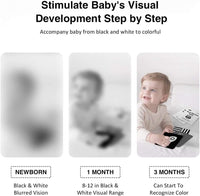 beiens High Contrast Baby Flashcards, Newborn Toy - Black & White(for 0-3 Months) - image 2