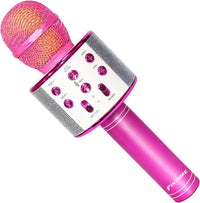 Microphone for Kids, Voice Changing Karaoke Micorphones Boys Girls Gifts for Kids Party Singing - Purple