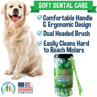 Bodhi dual-headed dog toothbrush 50-count canister for dogs and cats - view 4