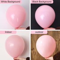 RUBFAC Gold Balloons Different Sizes Chrome Gold Balloon Arch Kit - White Pink - image 3