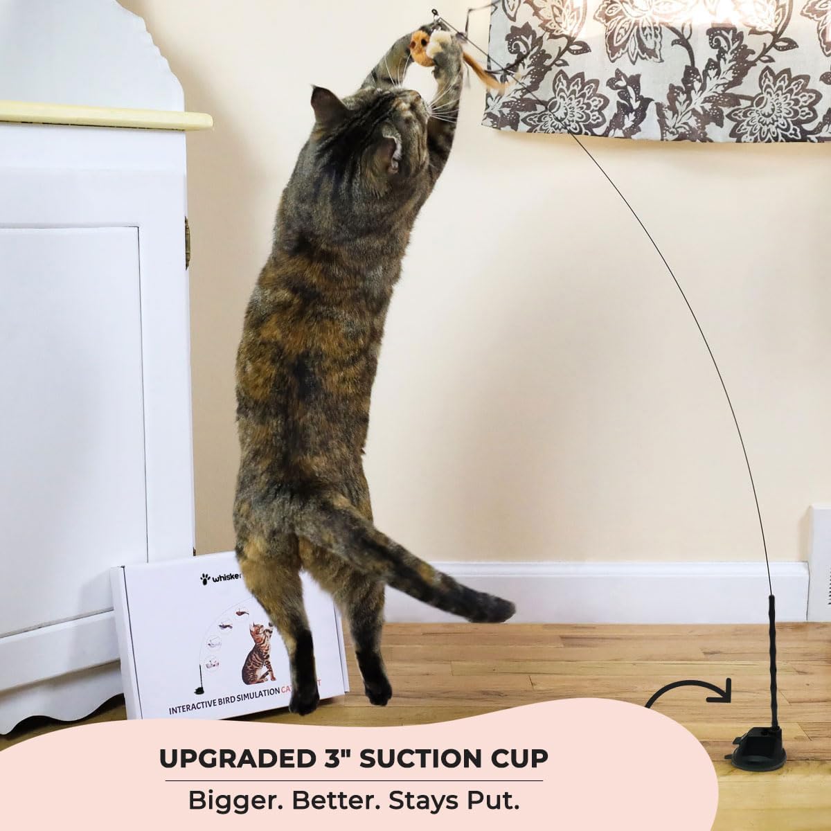 Whiskertons Interactive Bird Simulation Cat Toy Set - Bird Toy Set - image 2
