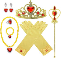 Princess Anna Costume Dress up Accessories for Girls Anna Cosplay - Gold