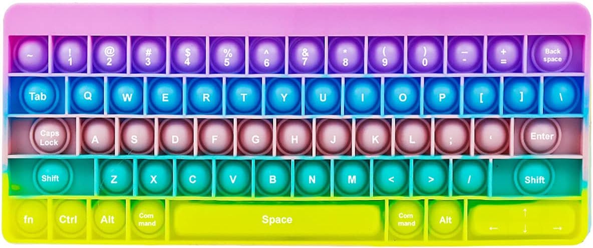 Push Toy Pop Bubble Fidget Sensory Toys Push It Pop Fidget Toys - Macaron