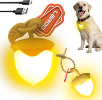 LaRoo Dog Lights, Led Collar Lights for Nighttime Walking - Yellow-C