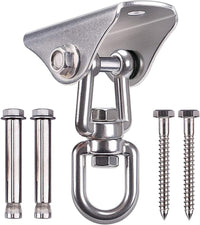 SELEWARE stainless steel swing hanger, heavy duty ceiling mount with swivel - view 6