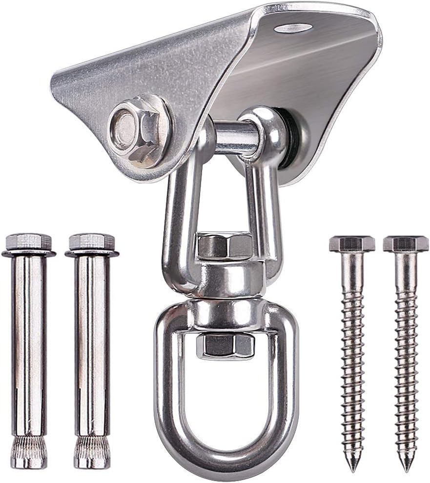 BeneLabel heavy duty swing hanger, 304 stainless steel ceiling mount with detachable ring