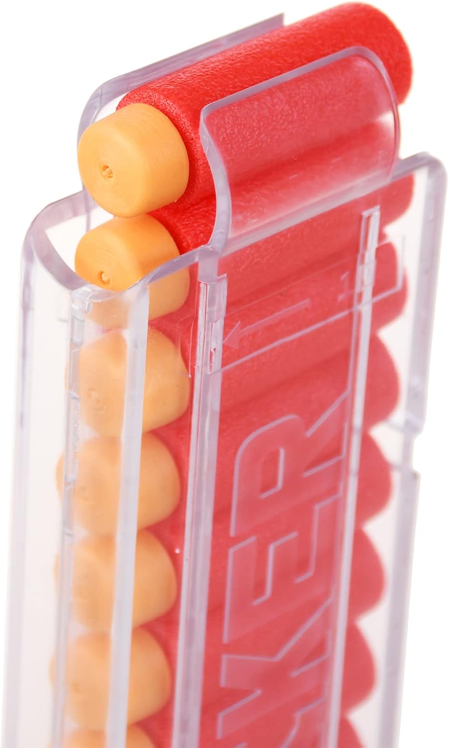 JGCWorker 200pcs 2nd Generation High-End of Half-Lenth Soft Dart - Red Orange - image 4