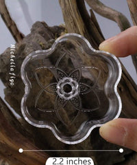 Aquarium Shrimp/Small Fish Feeding Dish Feeder Dish - Magnolia Shaped - image 3