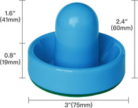 TYRDAN rechargeable floating air hockey puck with 2 strikers and USB charging cable - view 5