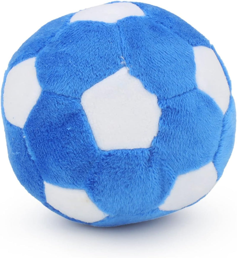 Dog Toys Balls, Chewable Plush Football for Dogs, Soft Pet Ball - Football