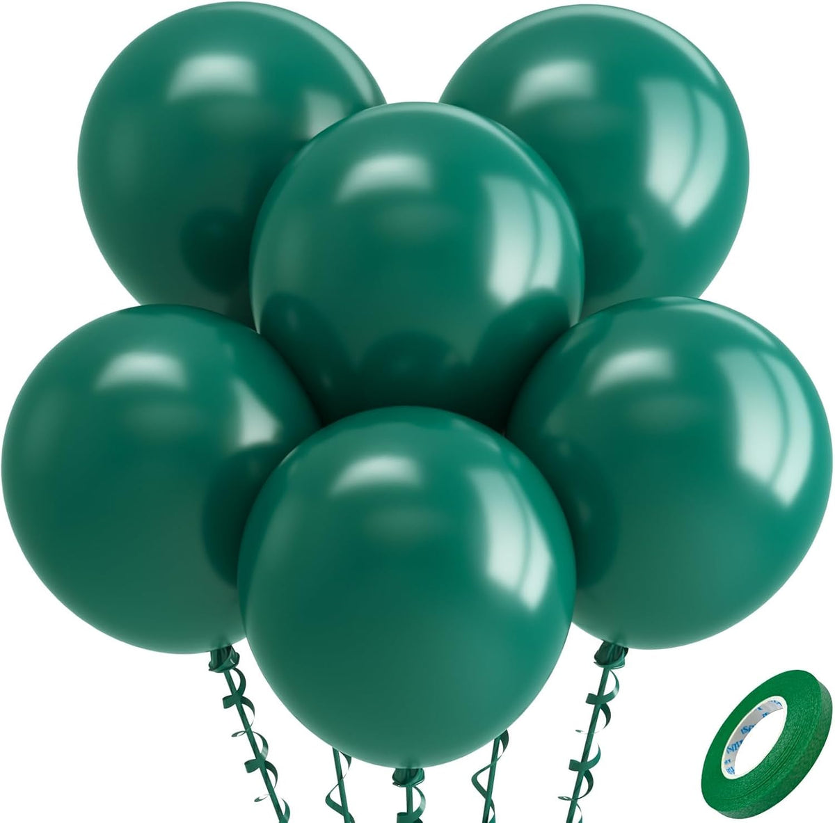 Bezente Assorted Latex Rainbow Balloons 100 Pack 12 inch – Fun for Kids & Family - 11-green-p96 / 18inch (Large)